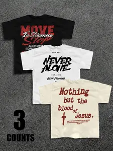 Never Alone & Religious 3-Pack Tees | Double Sided Streetwear