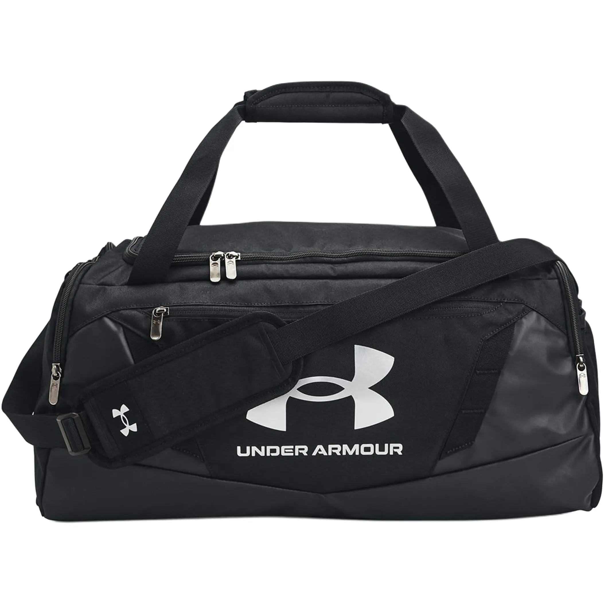 Under Armour Undeniable 5.0 Training Duffel Bag - Over-shoulder, Ultralight, Sporty Gym Bag for Men and Women, Polyester Material, Bold Logo Design, Black, Over-Shoulder Sports Duffels, Ultralight Sports Duffels