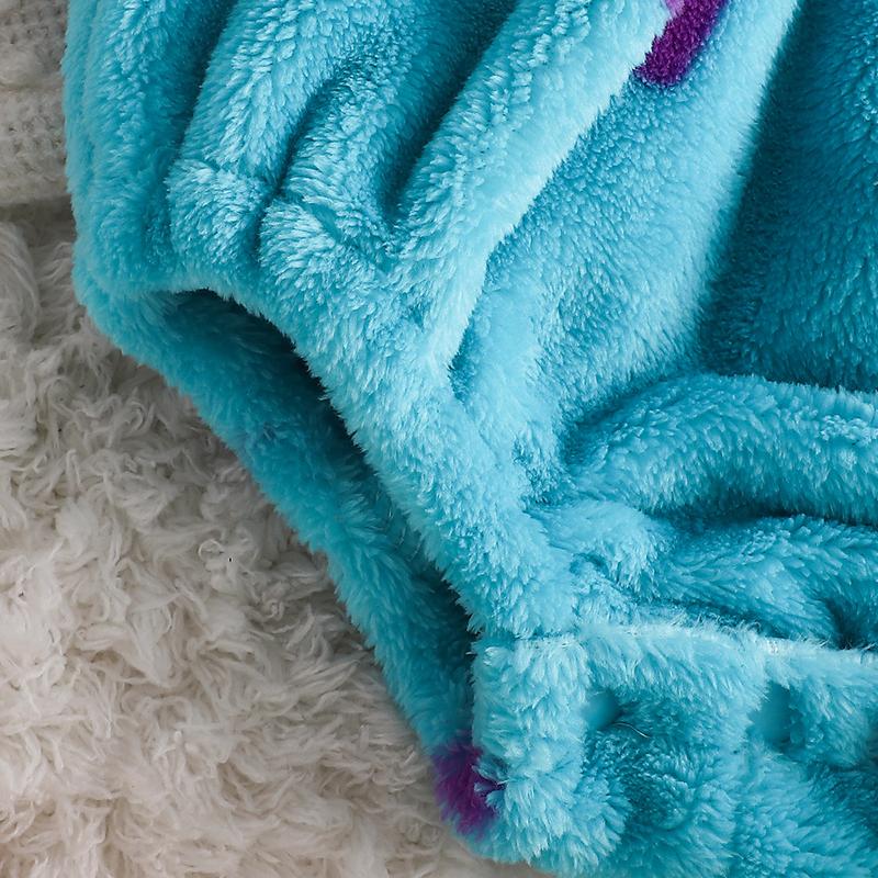 Baby Boys Girls Animal Costume Flannel Rabbit Costume Role Play Hooded Long Sleeve Pajamas Rompers Cosplay Jumpsuits Baby Costumes Cute Animal Outfit Funny Monster Costume Gift