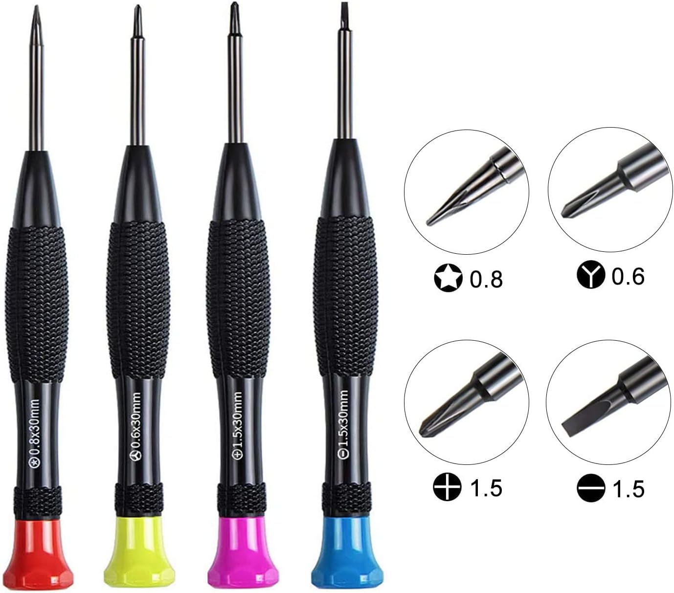 21- Set Opening  Tool  Set Multiple Functions Repair Tool Kit with Phillips Pentalobe Flat Triangle  Suitable for Repairing iPhones iPad Laptop