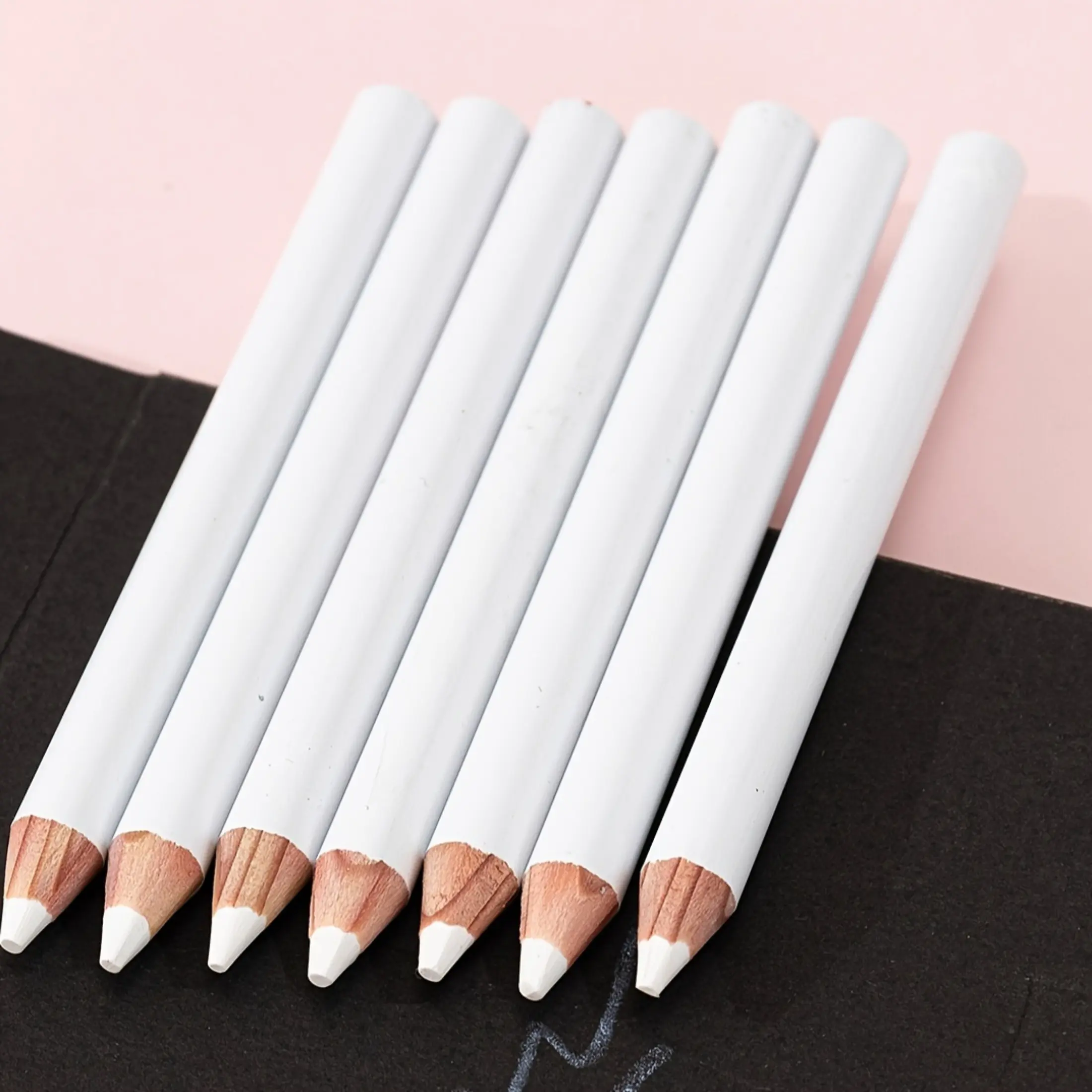 7pcs White tailor chalk marking pen, high visibility, easy to erase, sewing and fabric marking set, suitable for precise positioning by tailors, Sewing Supplies