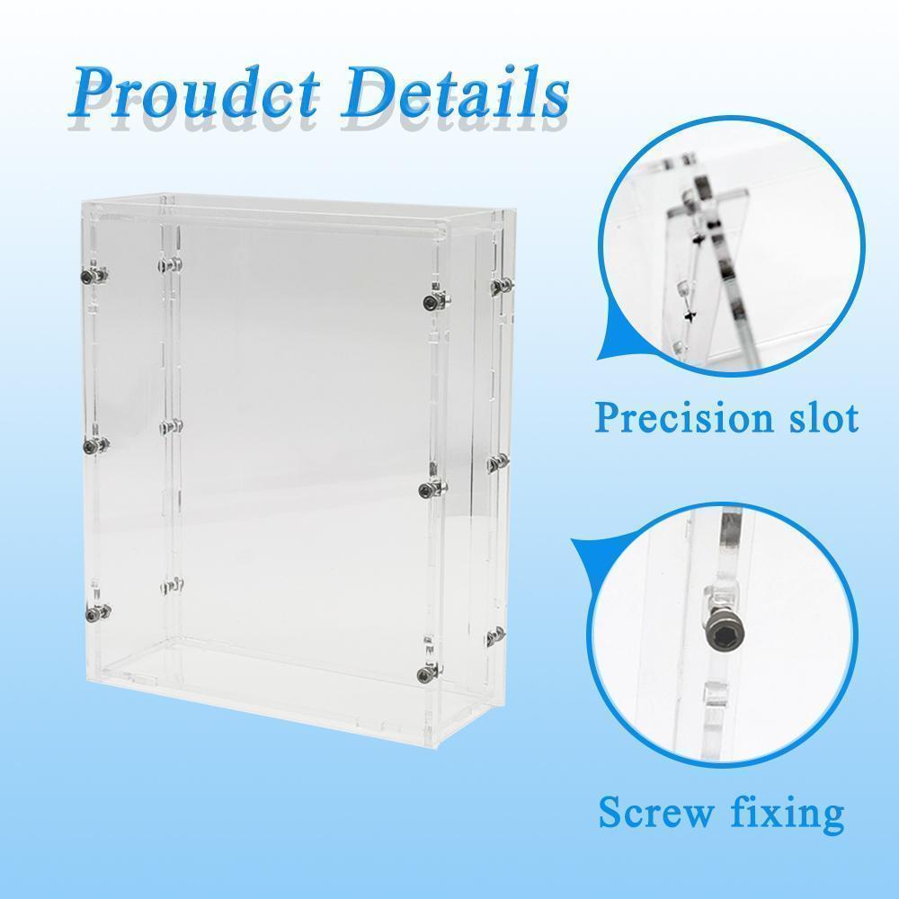 Bob 1/64 Model Car Display Case (without cars in pictures) For Hotwheels Acrylic Transparent High Grade Screw Fixed Display Box