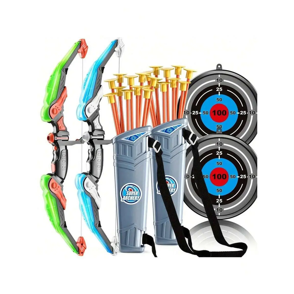 Bow And Arrow  Set, Aiming Training , Outdoor Bow And Arrow, Suitable For Indoor And Outdoor Use,