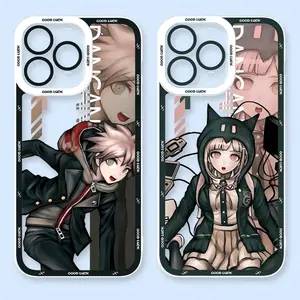 Hot Game DR Danganronpa Phone Cases For iPhone 17 Promax Air 16 15 14 Pro Max Plus 13 12  Transparent Soft TPU Shockproof Protective Cover Perfect Christmas Halloween Birthday Gift