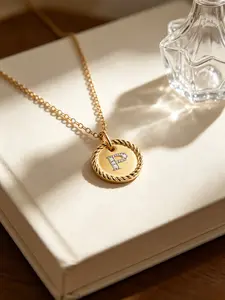 2026  Original New Trend Retro Design DYXL-02P Letter 10mm Necklace for Women Fashion High-Quality Jewelry Accessories Gift