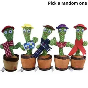 Children Interactive Dancing Cactus Toy, Play Cute, Singing & Imitating Function, Educational Gift, Durable & Unique Design, Unisex, No Battery Needed