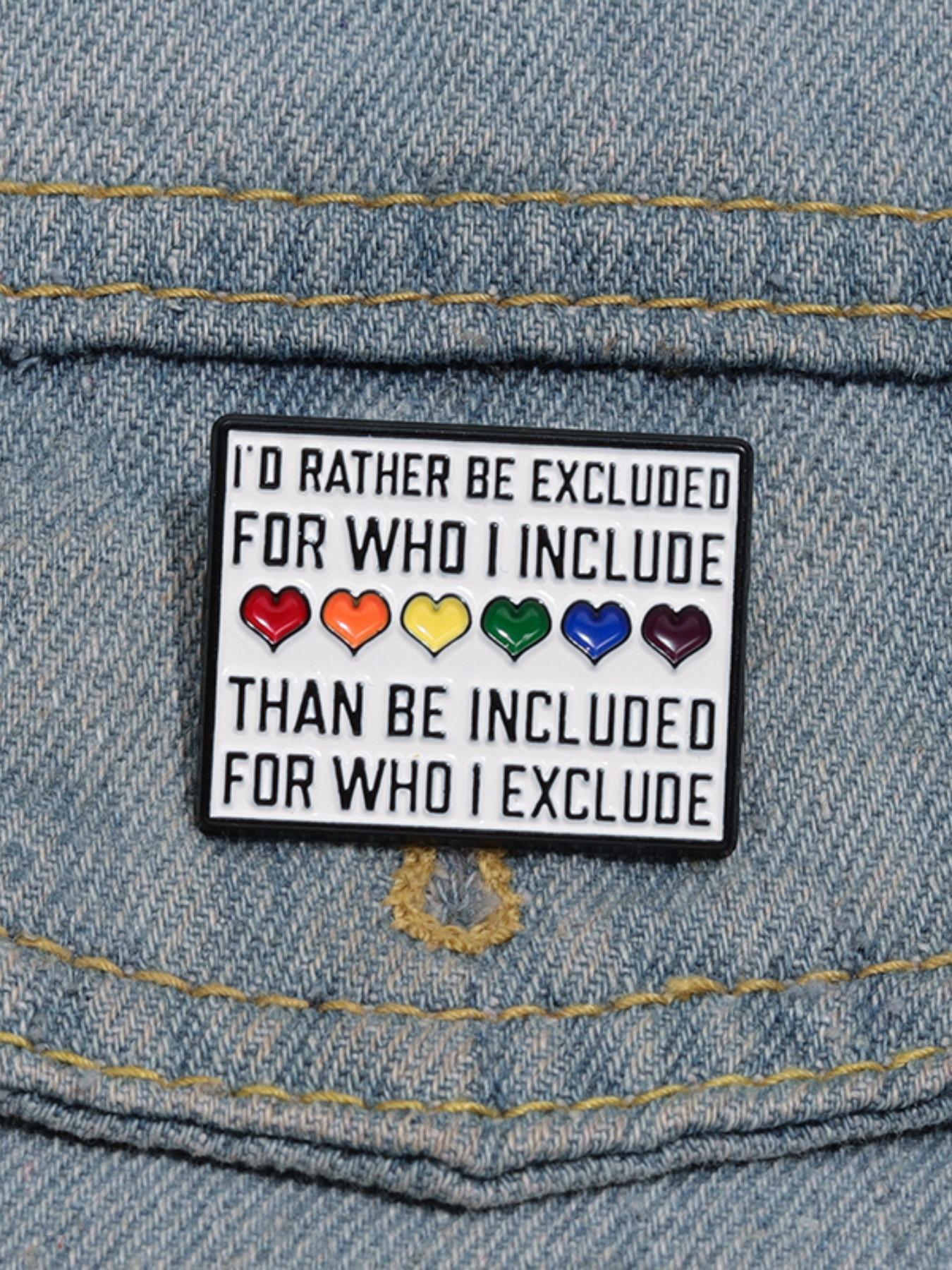 Heart & Letters Design Brooch, Fashion Brooch for Women & Men, Enamel Pin Suitable for Backpacks, Jeans, Scarves, Hats Decoration, Hat Pins, Fashion Accessory