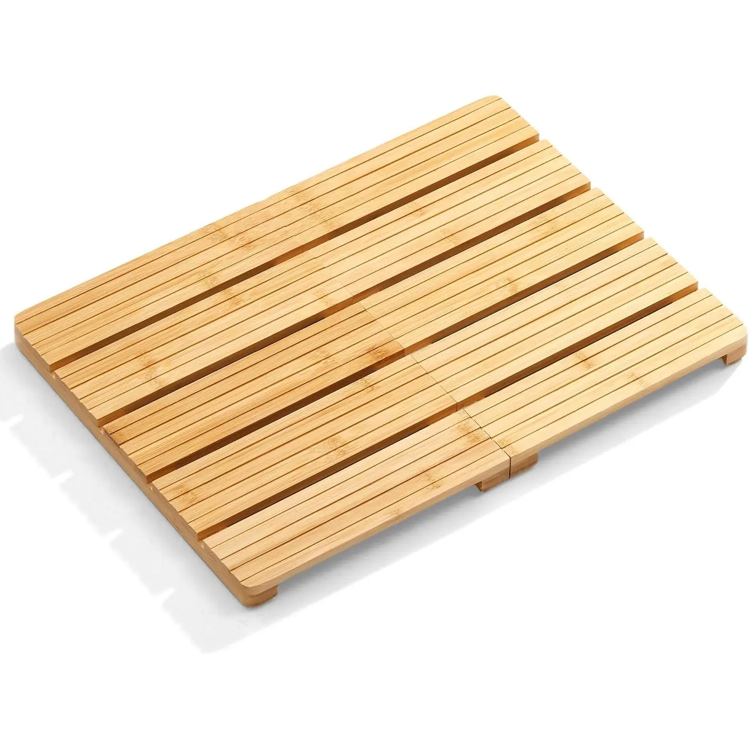 Foldable  Bath Mat for Shower, 19.68" x 14.17" in Non-Slip  Bathroom Rug, Quick-Dry  Carpet for Indoor Outdoor Use by Sink, Tub, Pool
