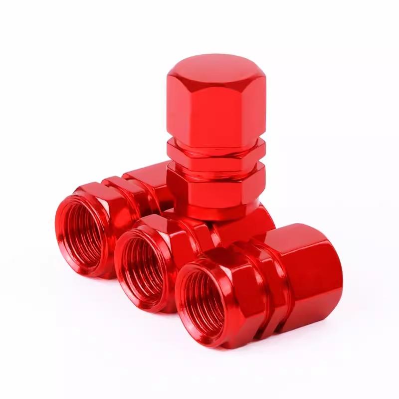 Car Tire Valve Stem Cap, Aluminum Alloy Tire Valve Stem Cover, Universal Tire Valve Stem Cap for Cars SUVs Bike Trucks and Motorcycles, Car Accessories, Tyre Repair Tools for Vehicle, Car Parts