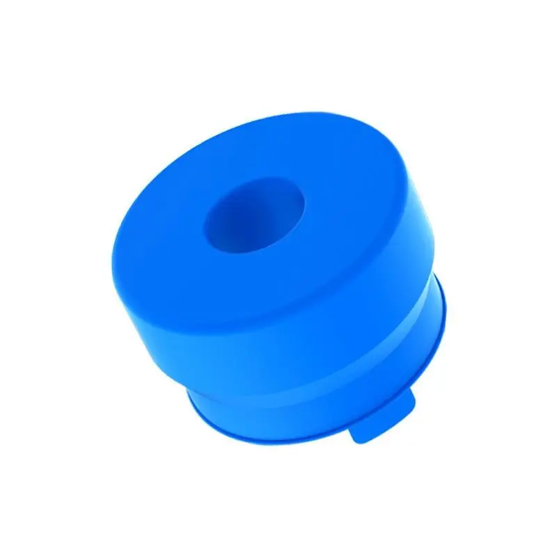 Blue Silicone Water Bottle Lid, Reusable Leak-Proof Dust-Resistant Mini Replacement Lid, Kitchen Tool, Beverage Protector, Silicone Leakproof Lid
