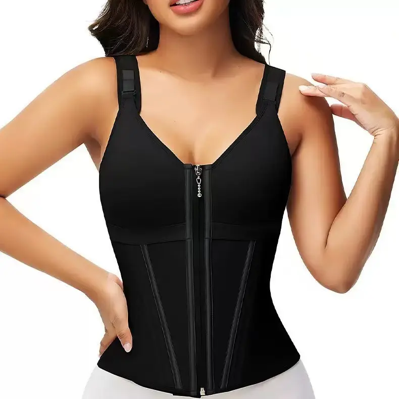 Enhanced Breathable Corset, Waist Trainer with Built-in Bra Women Shapewear Top