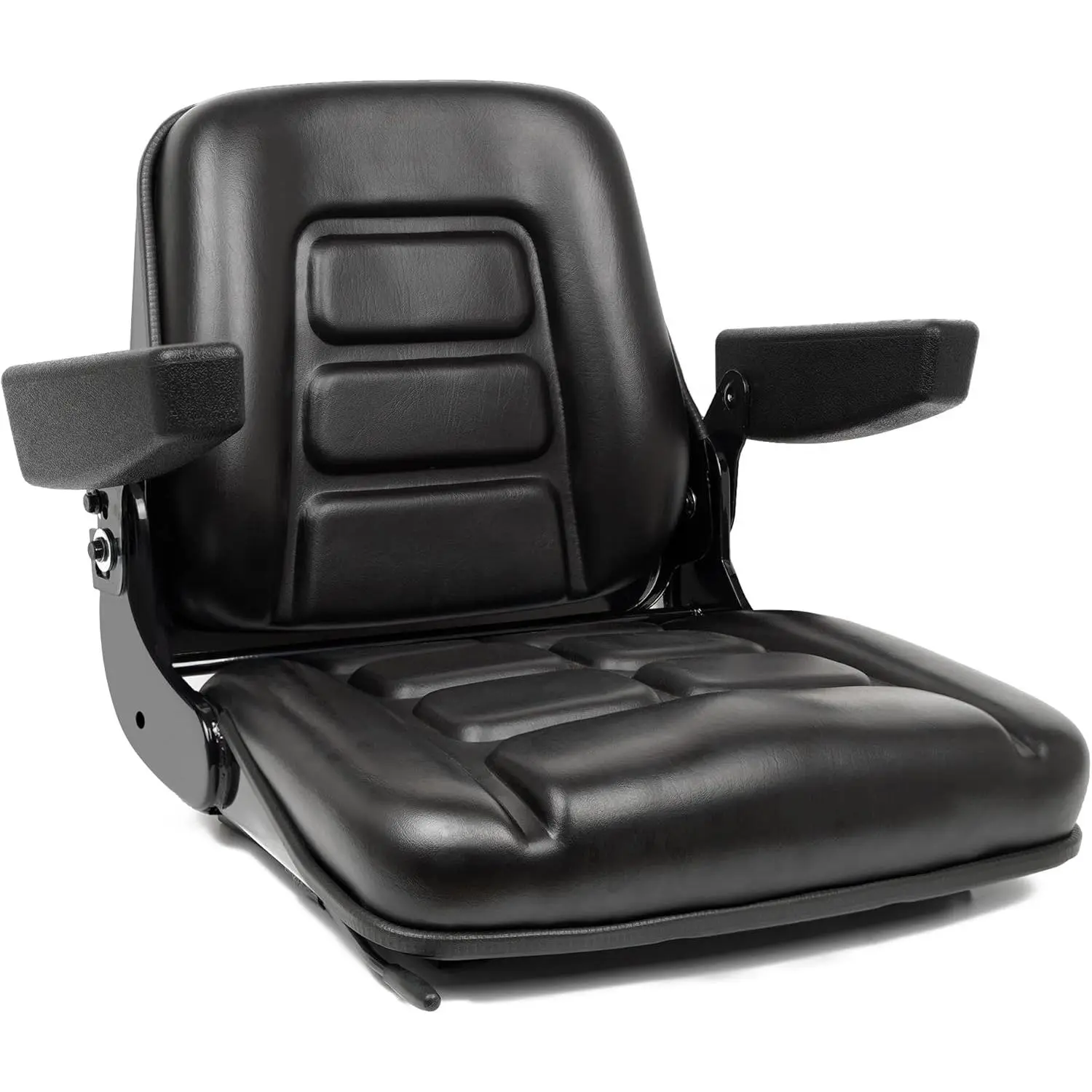 Forklift Seat, Tractor Seat with  ,Armrest for Tractor,Excavator Skid Loader Backhoe Dozer Telehandler ZTR's