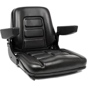 Forklift Seat, Tractor Seat with  ,Armrest for Tractor,Excavator Skid Loader Backhoe Dozer Telehandler ZTR's