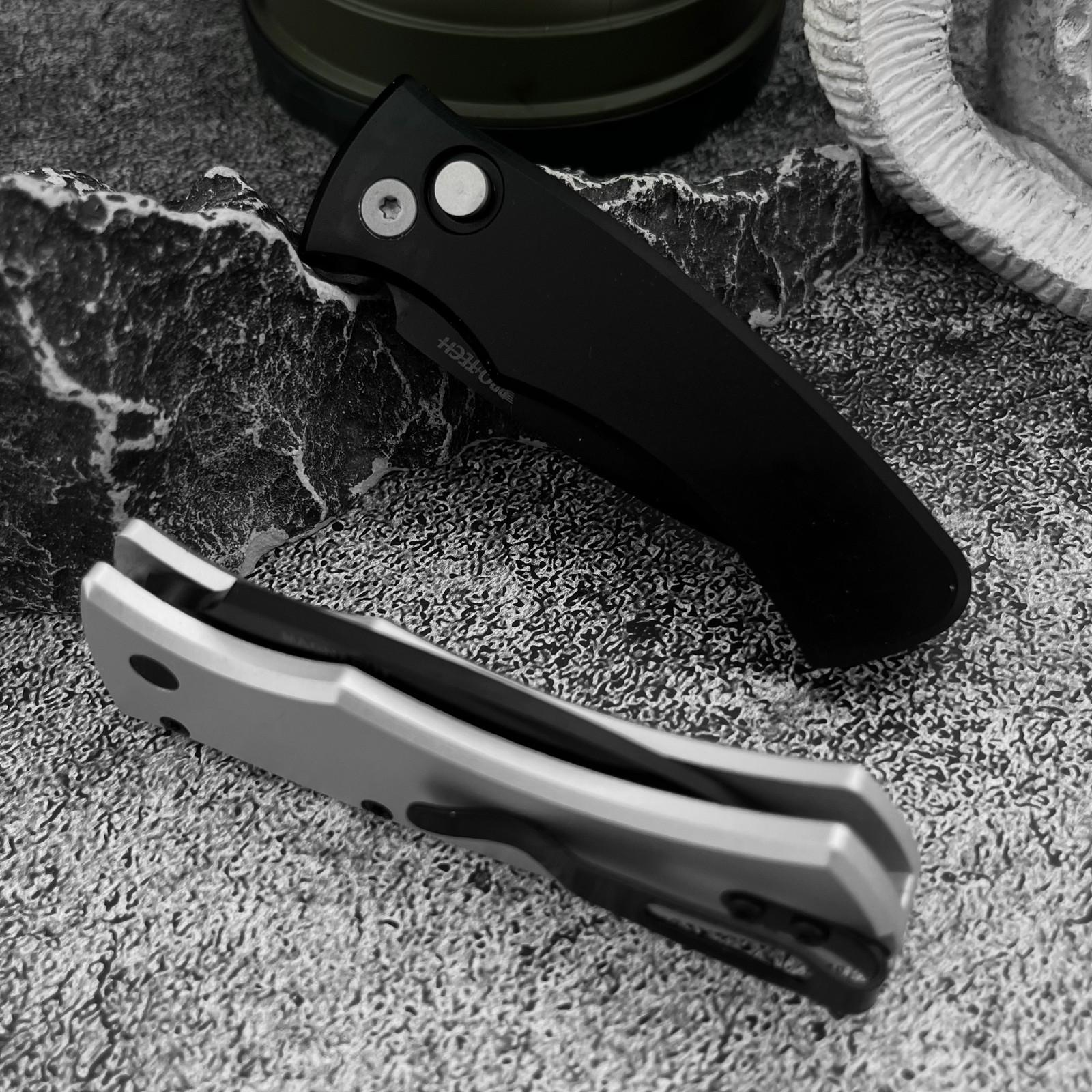 2103 Outdoor Pocket Folding Knife 8Cr13Mov Steel Aluminum Handle Hiking Fishing and Emergency Tool Multi-Functional EDC Tool Knives Gift for Men