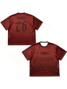 2026 New Global Tour Tampa 3D Print Jersey, Extra Large Round Neck Short Sleeve, Breathable Quick-Dry, Unisex Fashion Sport Streetwear