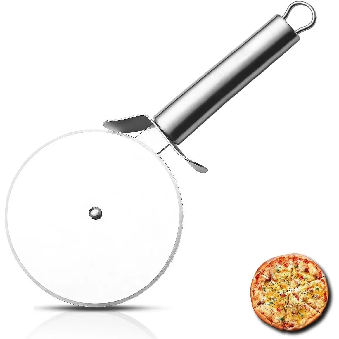 Pizza Wheel, Titanium  Stainless Steel Pizza , Super  Pizza Slicer With Titanium , Pastry , Easy to Clean And Stored