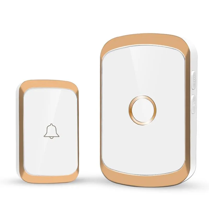Smart Doorbell, Wireless Home Doorbell with 30 Melodies, US Plug Home Security & Safety Doorbell for Villa, Hotel, Office, Garden, Living Room, Classroom