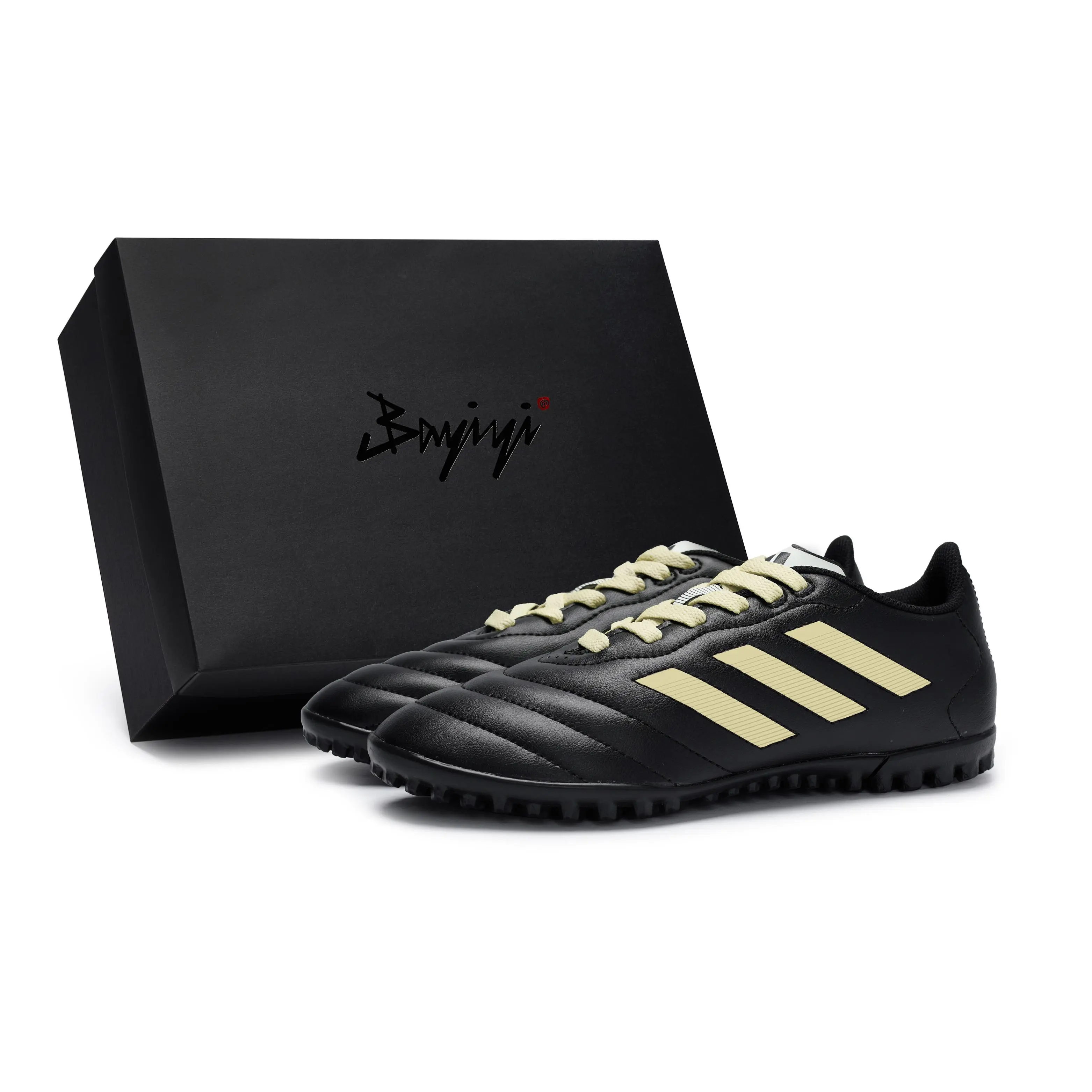 Men's & Women's Adidas Goleto VII 811 Custom TF Soccer Cleats - House White Official Athletic Shoes, Comfortable Versatile Footwear with Special Box (Maison Mihara Collaboration)