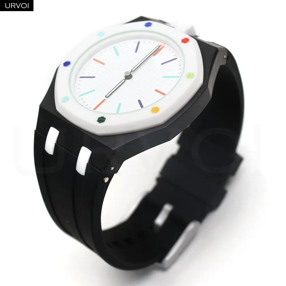 URVOI Case Band for Swatch x AP Royal Pop Pocket Watch switch to Wristwatch design Modification Accessories silicone strap