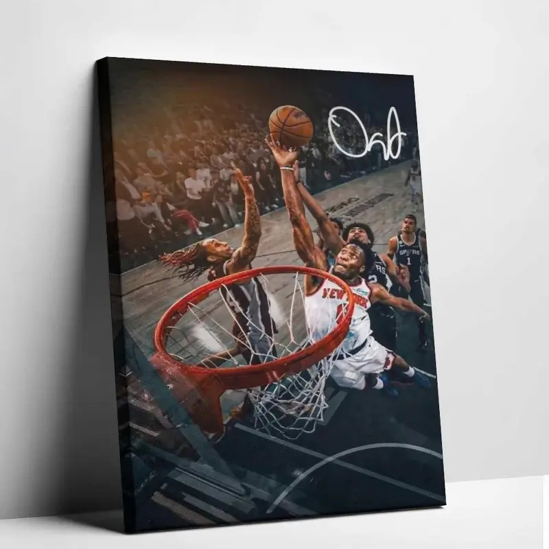 New York OG Anunoby Complete Win Wall Poster, Basketball Wall Art, Sports Room Decor, Knicks Fan Gift, NBA Poster, Man Cave Decor, Gym Wall Art