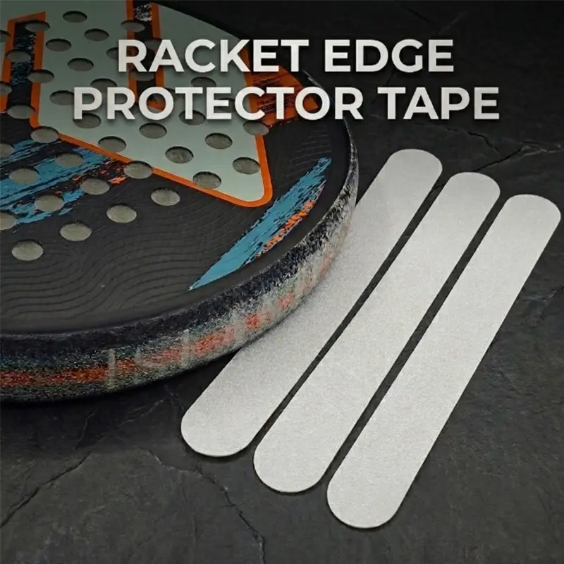Tennis Racket Pickleball Accessories, High Adhesive Edge Protection Tape, Transparent Dual Color, Prevents Paint Wear, Extends Lifespan，padel accessories
