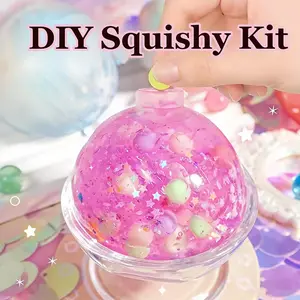 DIY Squeezing Ball Kit, Handmade Noisy Ball, Pinching Cat Paw Squeeze Set, Adult & Stress Relief Toy, Squishy Ball Suit, Squishy Fun Set