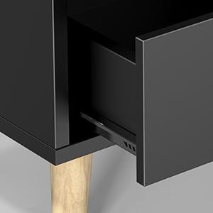 OmySalon 4-Layer Salon Storage Cabinet, Beauty Barber Salon Styling Station Organizer Equipment, Hair Stylist Station Set with 2 Hair Dryer Holders, 4 Drawers and Raised Table Legs