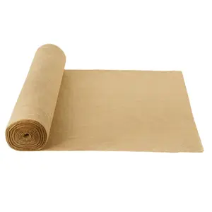 VEVOR Burlap Fabric Roll, 40"x 75 ft 50x 50 High Density Wide Natural Burlap Fabric Rolls, Jute Fabric Burlap Tree Wrap Roll, for Decor, Crafts, Wedding, Gardening, Plant Tree Winter Covering
