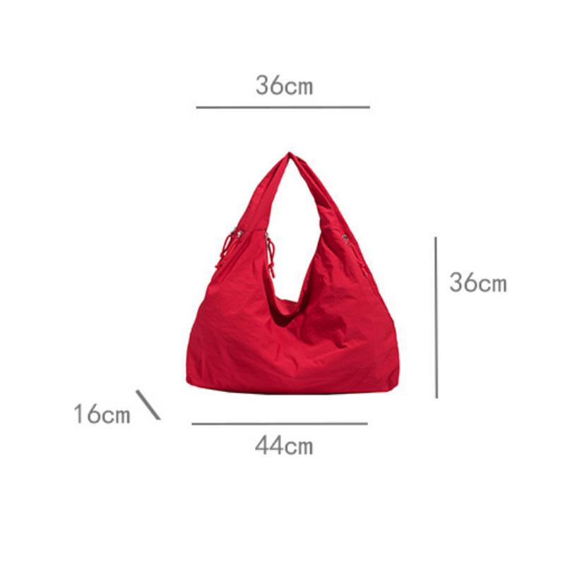 Large Capacity Popular Temperament Armpit Bag Nylon Cloth Shoulder Retro Handbag For Women