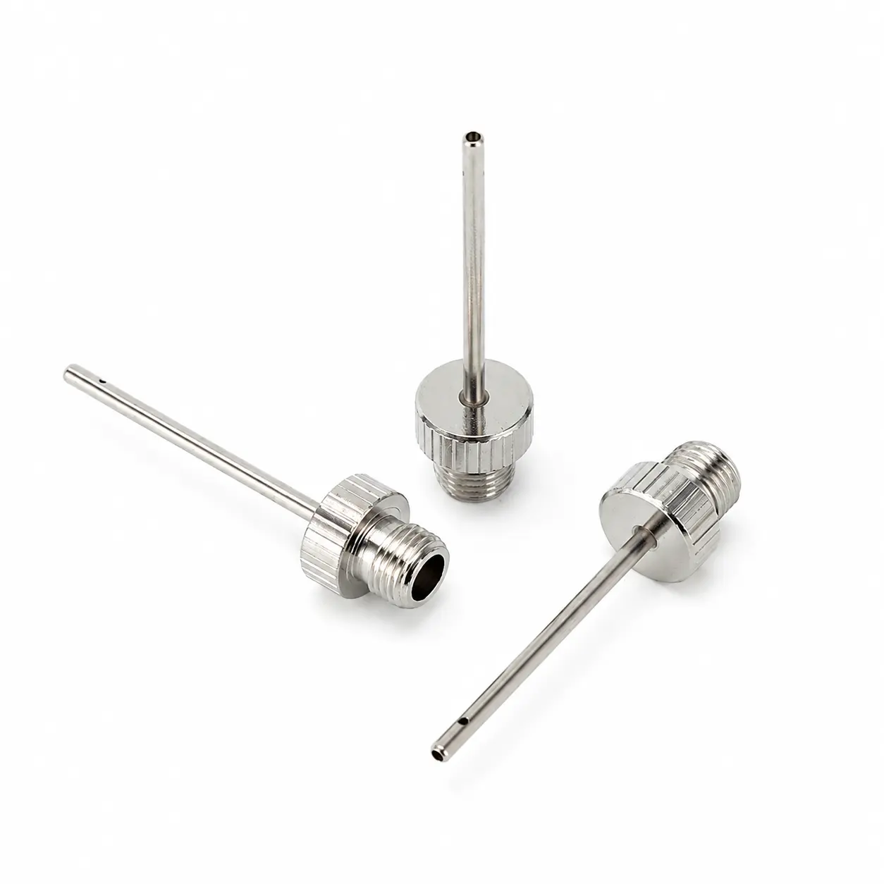Professional-Grade Copper Alloy Inflation Needle - Functional Tool with Precision Ball-Valve Mechanism, Standard Valve Compatibility, Universal Fit for Basketballs, Exercise Balls, Durable Leak-Free Air Transfer, Consistent Pressure Control