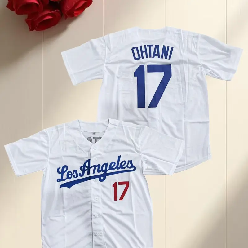 Men's Letter & Figure Embroidered Baseball Jersey, Casual Loose Short Sleeve V Neck Baseball Top, Athletic Tops for Fall & Winter, Men's Embroidery Sportswear for Training & Competition, Sportswear Clothing