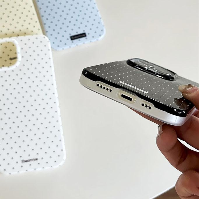 INS Polka Dot Small Fresh Mobile Phone Case for iPhone 17 16 15 14 13 12 Pro Max 11 Ultra Slim Shockproof Cover for iPhone Air
