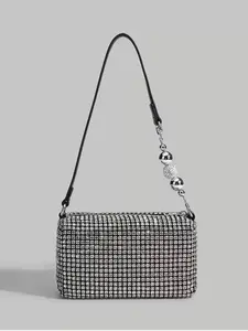 2026 Trendy Rhinestone Bag for Women, High-End Fashion Crossbody Mini Square Bag, Sparkling Full Rhinestones, Versatile and Stylish