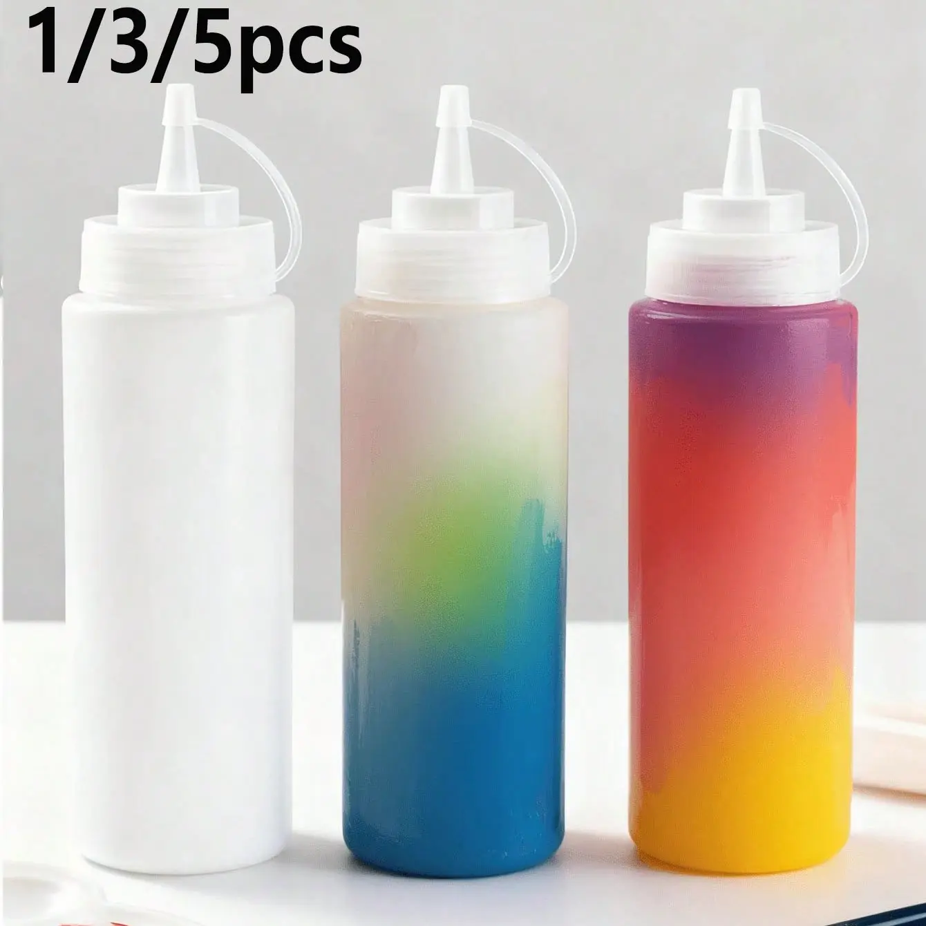 Rainbow Cornstarch Spray Bottles, Essential for Colorful Street Photography, Party Supplies, Party Essentials, Outdoor Fun, Paint Storage, 1/3/5 Sets