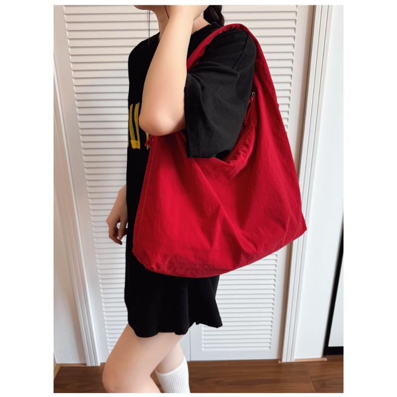 Large Capacity Popular Temperament Armpit Bag Nylon Cloth Shoulder Retro Handbag For Women