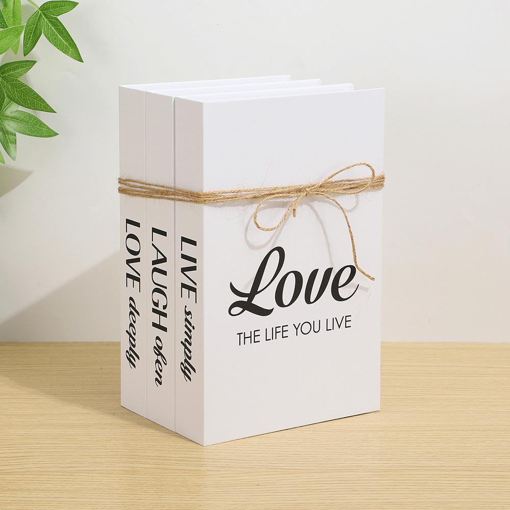 2-Piece Home Decor Bookshelf Set with Rope, Foldable Stack Design, Easy Assembly, Perfect for Living Room & Bedroom, Ideal Gift