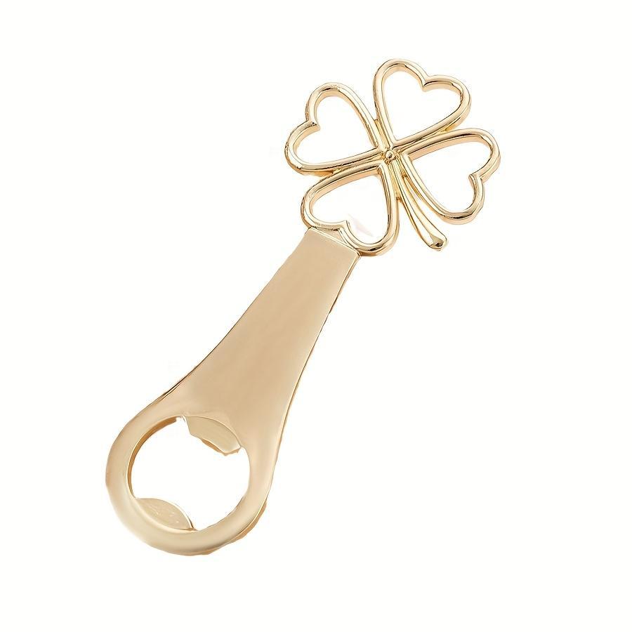 Customizable Heart Bottle Opener with Corkscrew - Personalized Zinc Alloy Beer Bottle Opener for Weddings, Parties, And Birthdays - Elegant White Boxed Beer Bottle Opener