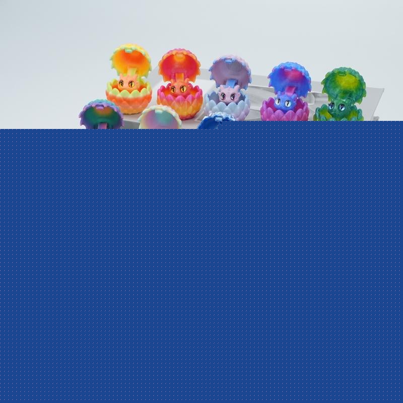 5pcs/10PCS/15PCS 3D-Printed Dragon Egg Set, Includes 10 Eggs & 10 Mini Dragons in Random Colors, Home Desktop Decor for Easter, Valentine's Day and New Year