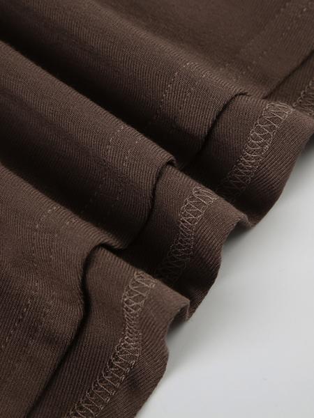 Women's Retro Ethnic Style Beaded Asymmetrical Shoulder Flounce Sleeve Top Blouse, Slim-Fit Spring & Fall Fashion, Moderate Fabric