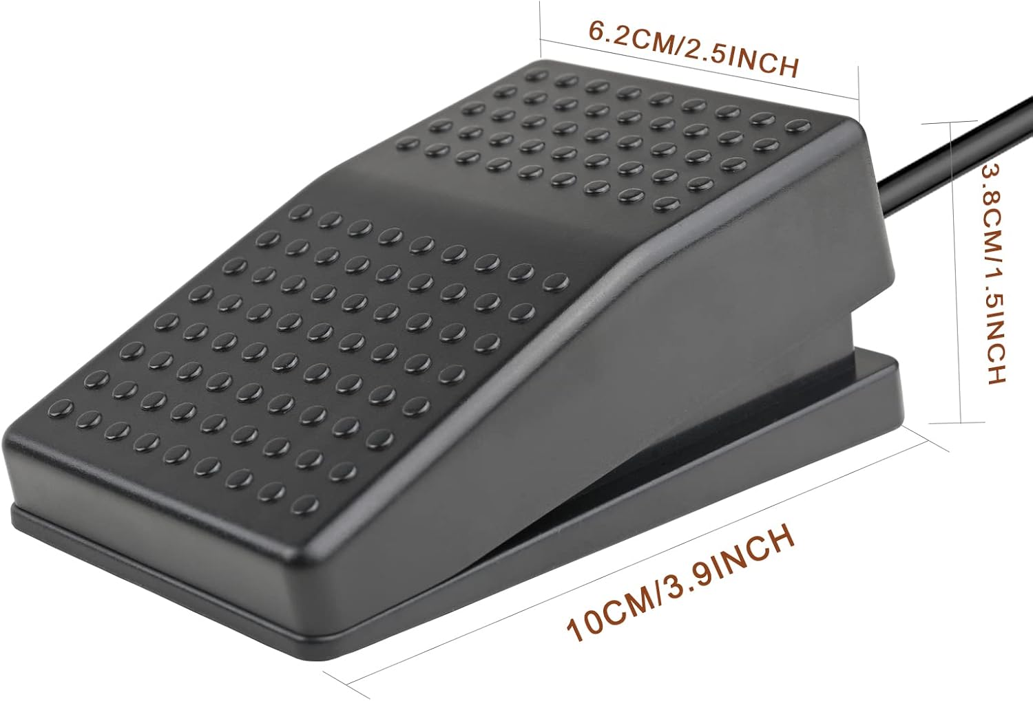 Upgraded USB Foot  Single Pedal Mechanical Control Footswitch Map  Keyboard Hotkey Combination Key Press Simulator Program Page Turner  Transcription HID