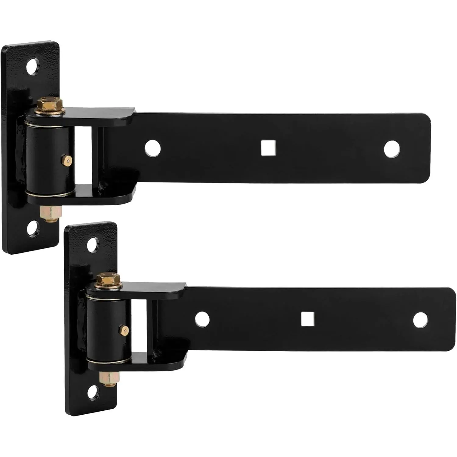 13" Heavy Duty Gate Hinges,900 Lbs Capacity,180° or 90° Smooth Open Bolt/Weld-On Hinges,Built-in Ball Bearings,Thick Solid Steel for Wooden/Metal Gates,Fence,Barn,Garden,Sheds Gates(Patent)