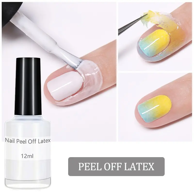 OsNailmall Liquid Latex for Nails, Fast Drying Nail Polish Barrier, Peel off Latex Tape, Skin Protector & Cuticle Guard, Ideal for Nail Art, Nail Design, Nail Art Tools, Nail Art Supply, Nail Art Products, Manicure Nail Art