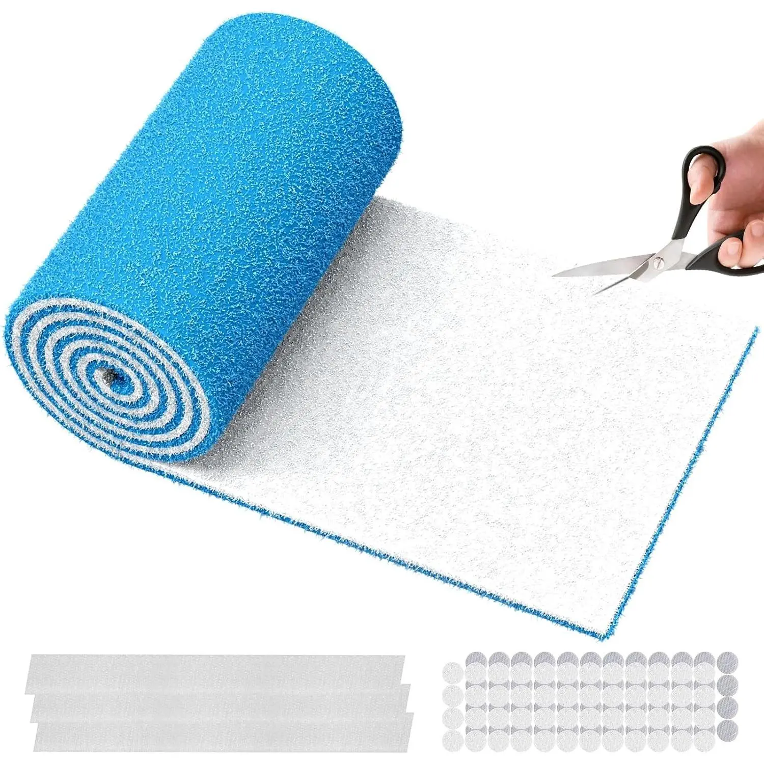 12"x120" MERV 8 Cut to Size Air Vent Filters, Premium Air Filter Material for Home HVAC Ventilation Systems