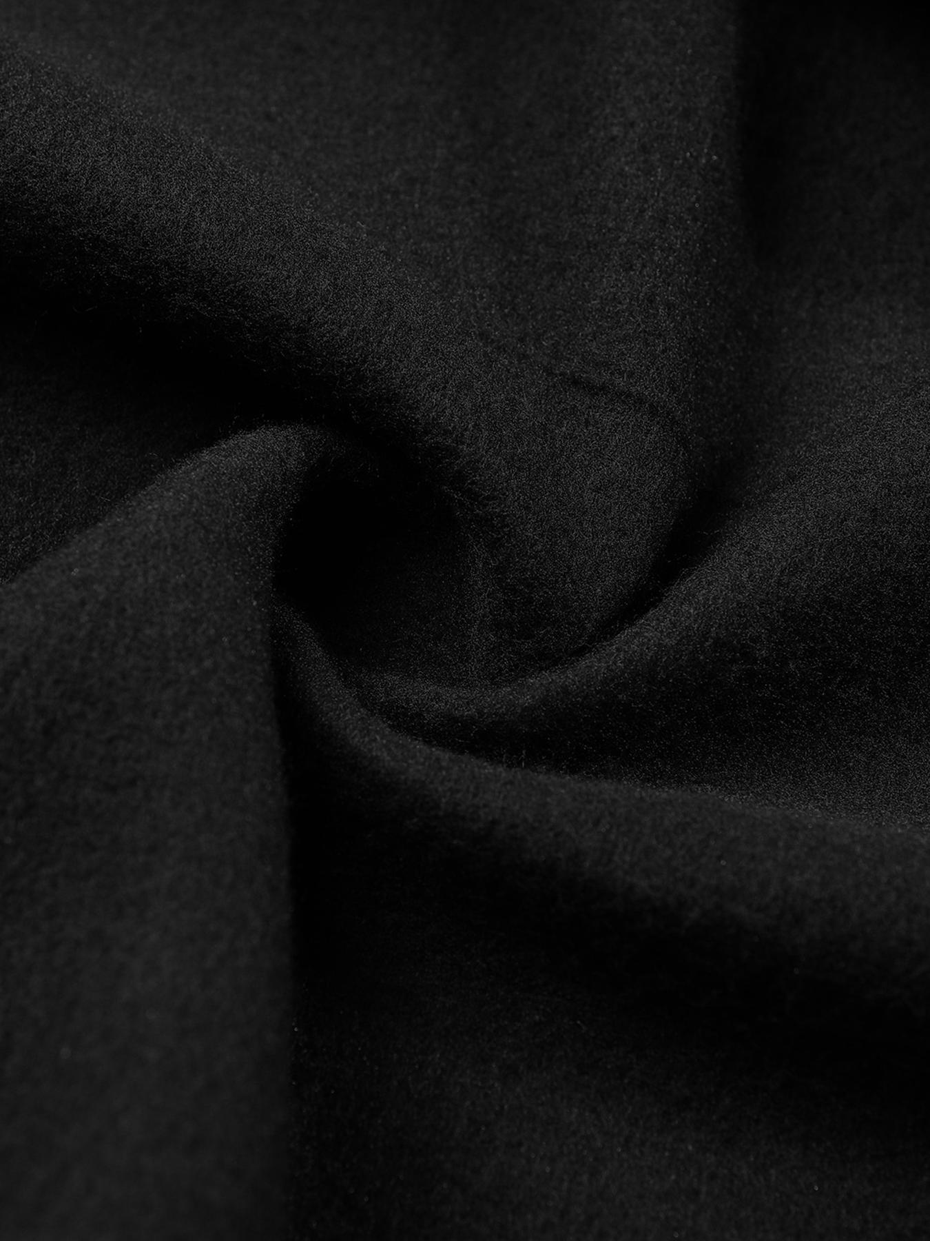 Men's Floral Print Drop Shoulder Thermal Lined Hoodie, Floral Hoodies, Fashion Casual Regular Fit Drawstring Pocket Hooded Sweatshirt, Casual Streetwear Sweatshirt for Daily Holiday Outdoor Wear, Men Clothes for Fall & Winter