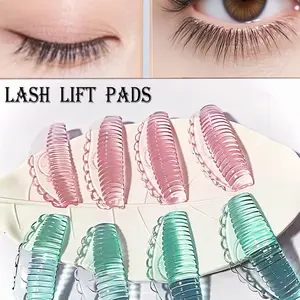 8 Pcs Self-Adhesive Eyelash Lifters, Reusable Soft Lash Guards, Fits Different Lash Lengths, Perfect Gift for Mother's Day, Birthday