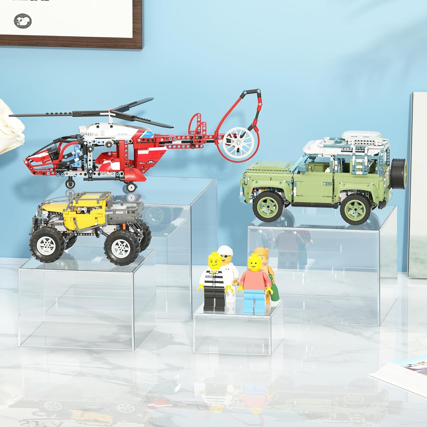 6 count Clear Boxes for Display as Buffet Risers and Stands, Display Risers for Party, Buffet Table, Stands for Display Party (Small, 6 count, Clear) 6 count Clear Boxes for Display as Buffet Risers and Stands, Display Risers for Party, Buffet Table, Stands for Display Party (Small, 6 count, Clear)