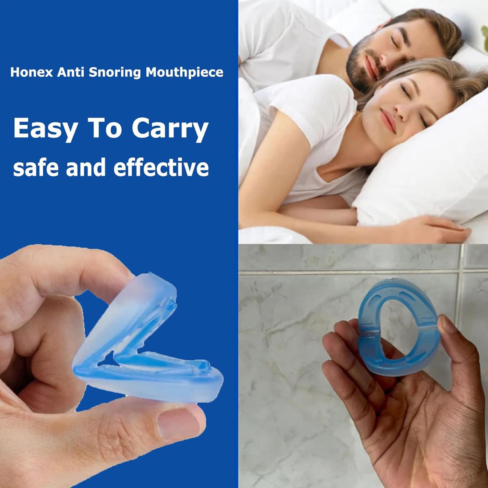 Gum Shield for Snoring Stop Anti Snoring Mouthpiece Snore Device Stopper Reduce Snoring Aid Snore Solution for Easy Breathing