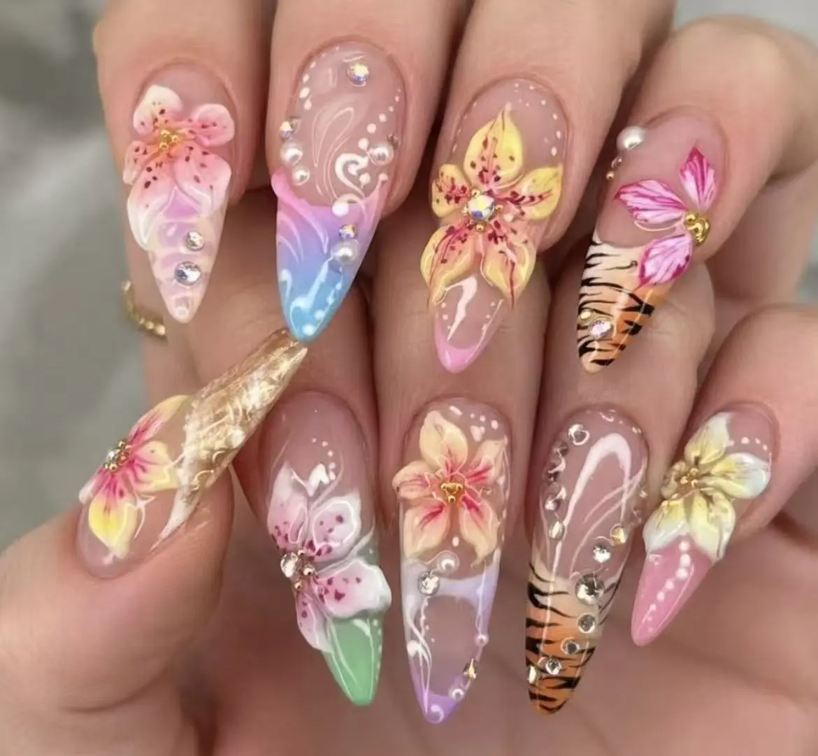 LilyNail handmade press on nail 10pcs