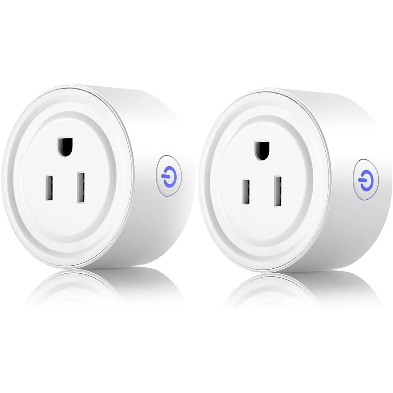 2-Pack Smart Mini Electrical Sockets, Alexa-Enabled Remote Control Outlets with Timing Function and Timing Set Feature for Home Improvement