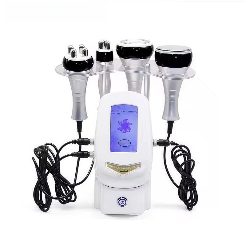 4-in-1 multifunctional beauty machine, facial beauty device, full body massager SPA, multifunctional 4-in-1 body shaping massager, multifunctional facial care beauty device, with thermoplastic elastomer, plug-in operation 110-130V, American plug, face, ar